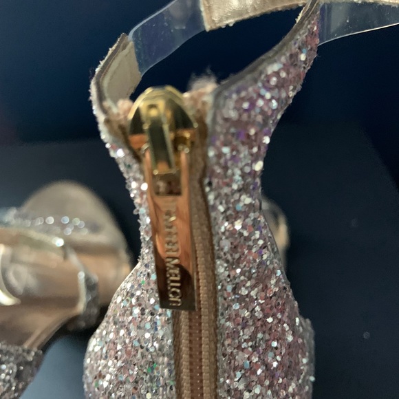 Tamara Mellon Frontline Sandal Blush (Glitter) - Picture 3 of 9